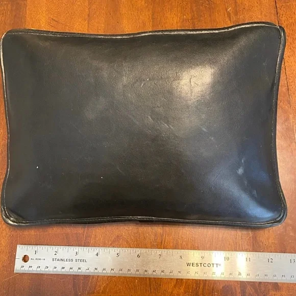 COACH 1980s VINTAGE COWHIDE SLIM SATCHEL/PORTFOLIO. COA PROVIDED - Picture 5 of 13